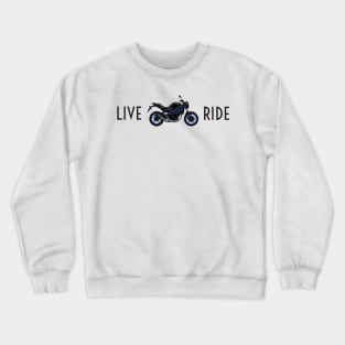 Live Ride Motorcycle Suzuki SV650 Crewneck Sweatshirt